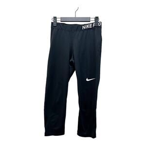 Nike Pro Dri-Fit Black Capri Cropped Athletic Athleisure Leggings Size Medium